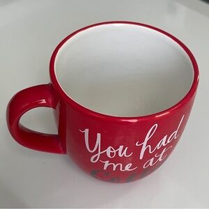 Vibrant Red Mug with Heartfelt Inscription